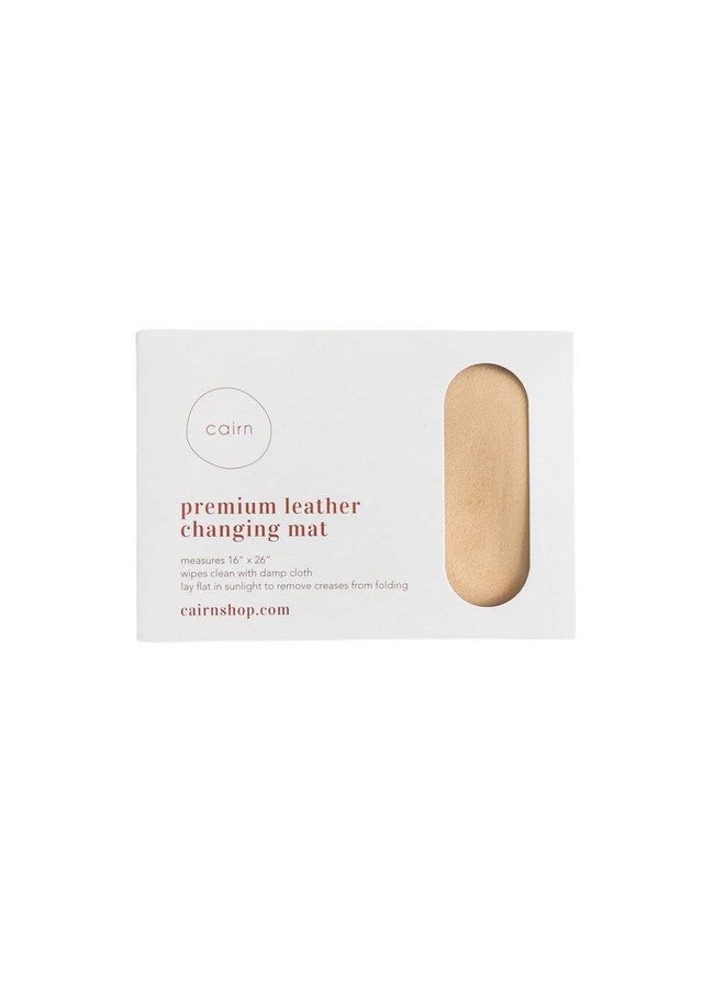 Cairn Vegan Leather Baby Changing Mat - Portable, Wipeable & Reusable Diaper Pad - 16" X 26" - Foldable for Travel - Image 4