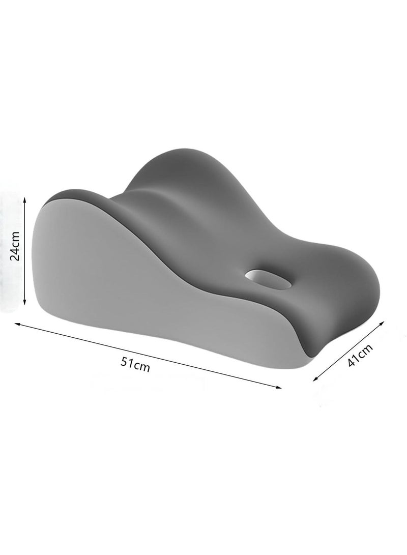 DUNISO Lumbar Support Pillow for Sleeping，Multipurpose Leg Elevation Pillow，Soft and Comfortable, Sturdy and Durable，for Sleeping Bed Sofa Travel Camping - Image 4