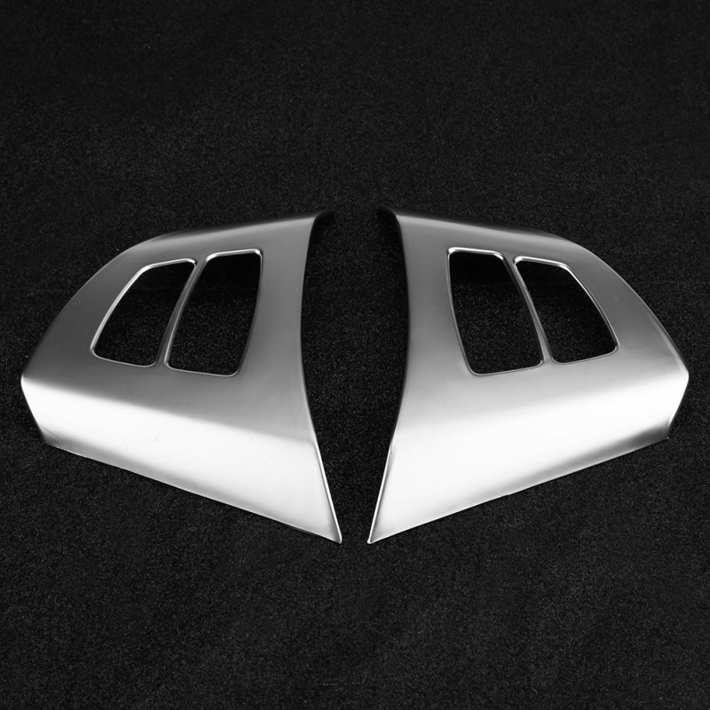Steering Wheel Trim: 3Pcs High-quality ABS Plastic, Colorfast Durable Chrome Style - Self-adhesive Luxury Gloss Steering Wheel Button Cover for BMW X5 E70 2008-2013 Car Interior Decoration - Image 5