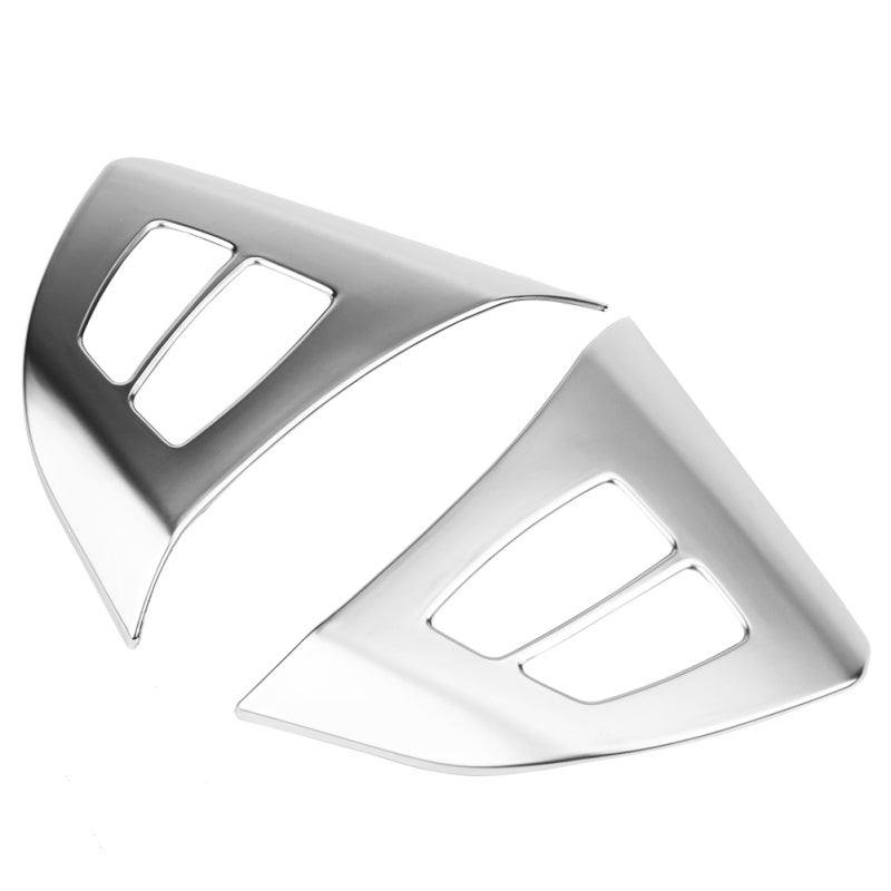 Steering Wheel Trim: 3Pcs High-quality ABS Plastic, Colorfast Durable Chrome Style - Self-adhesive Luxury Gloss Steering Wheel Button Cover for BMW X5 E70 2008-2013 Car Interior Decoration - Image 3