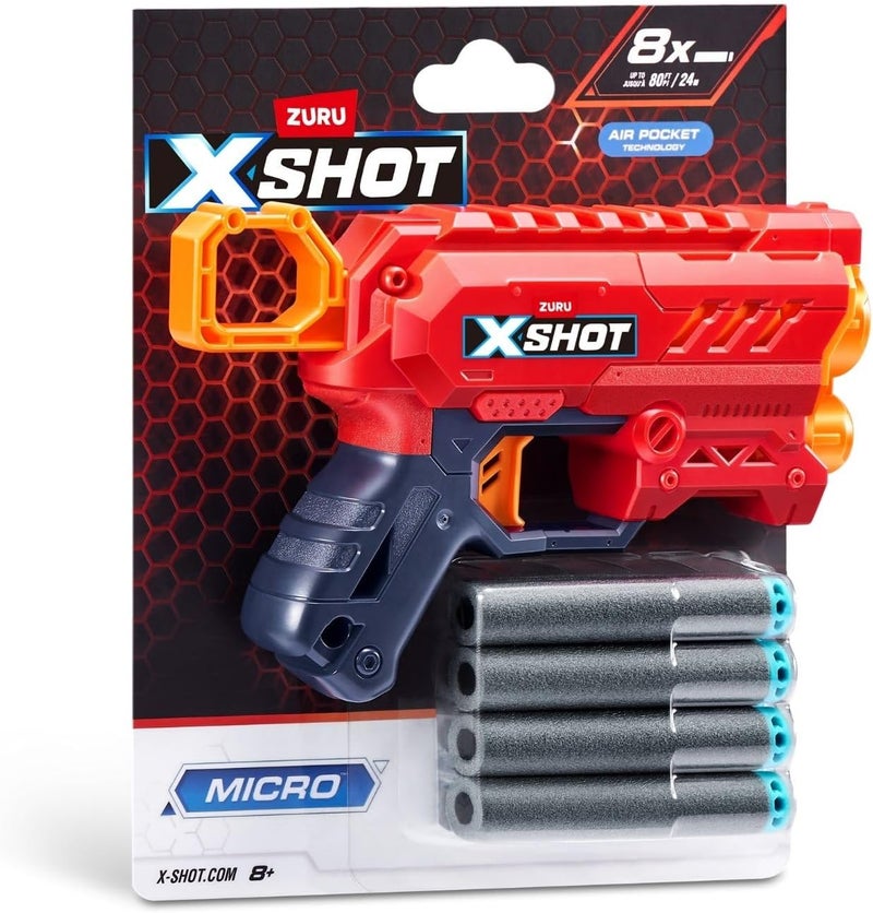 X-Shot Excel Micro 2.0 Blaster with 8 Darts - Image 1