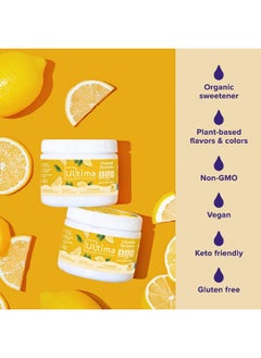 Ultima Replenisher Hydration Electrolyte Powder- 30 Servings- Keto & Sugar Free- Feel Replenished, Revitalized- Naturally Sweetened- Non- Gmo & Vegan Electrolyte Drink Mix- Lemonade  - Image 4