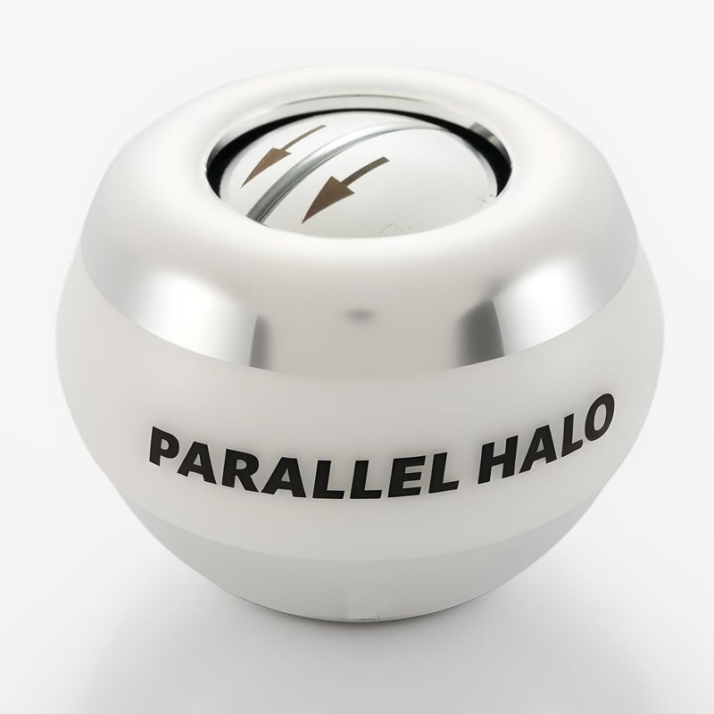 Parallel Halo All Metal Power Wrist Gyro Ball AUTO Start Wrist Exercises Weighted Solid Gyroscope Torque Ball Forearm Exerciser Arm Strengthener for Stronger Muscle and Bone - Image 1