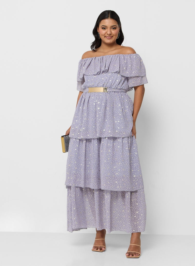 Ella Plus Ruffled Tiered Dress - Image 1