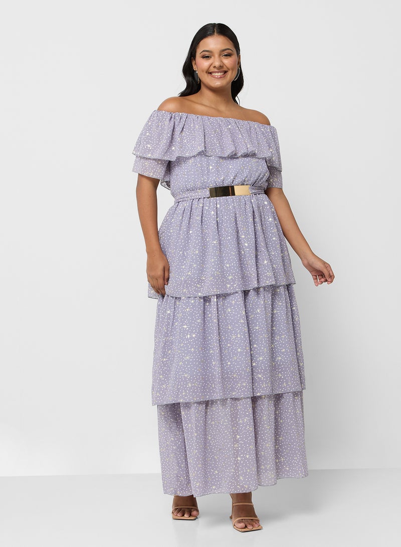Ella Plus Ruffled Tiered Dress - Image 4