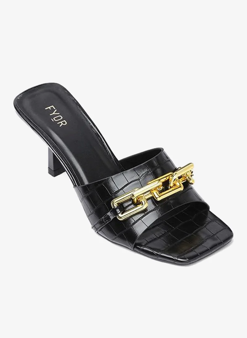 فايور Chain Link Heeled Sandal HL 120