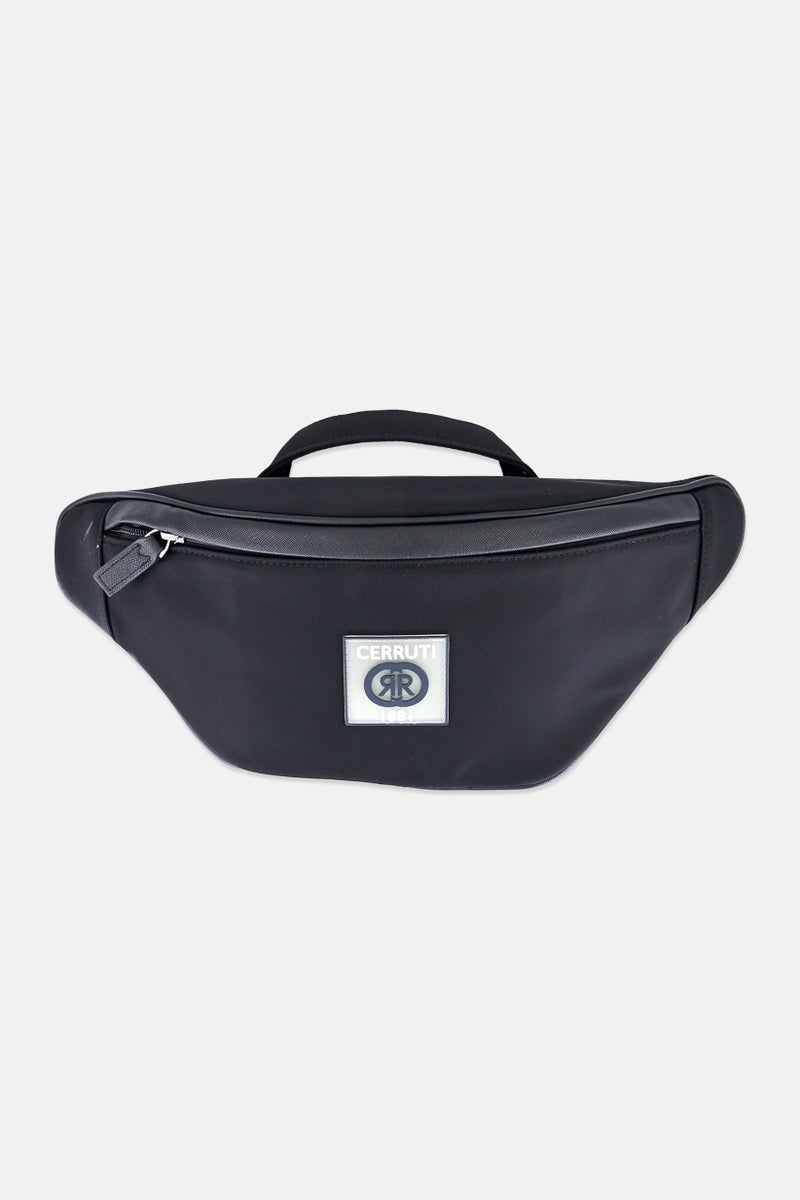 CERRUTI 1881 Men Brand Logo Fanny Pack, Black  - Image 1