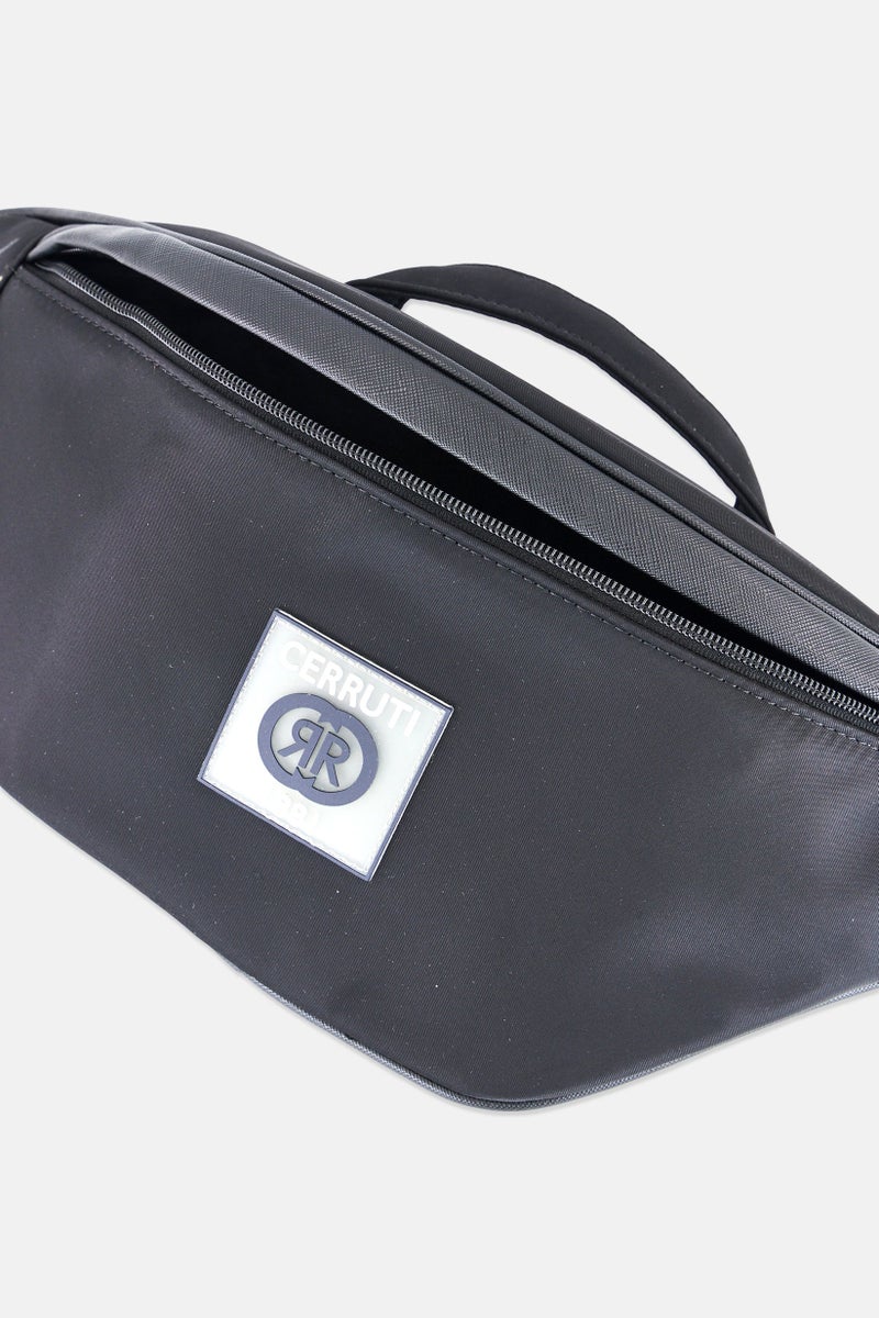 CERRUTI 1881 Men Brand Logo Fanny Pack, Black  - Image 3