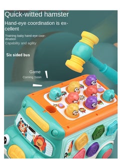 Haidue Pounding Toys For Toddlers Educational Toy Pull Along Bus Gopher Toy For Boys Girls Birthday Gift  - Image 4