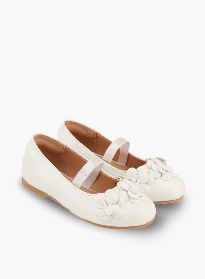 Juniors Girls Floral Ballerina Shoes