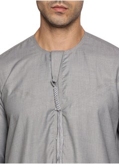 U.S. ELK U.S. ELK Men's Long Sleeve Emirati Kandura | Islamic Dishdasha Jubba for Men | Muslim Robe for Comfort, Style, and Tradition | Islamic Clothing  - Image 5