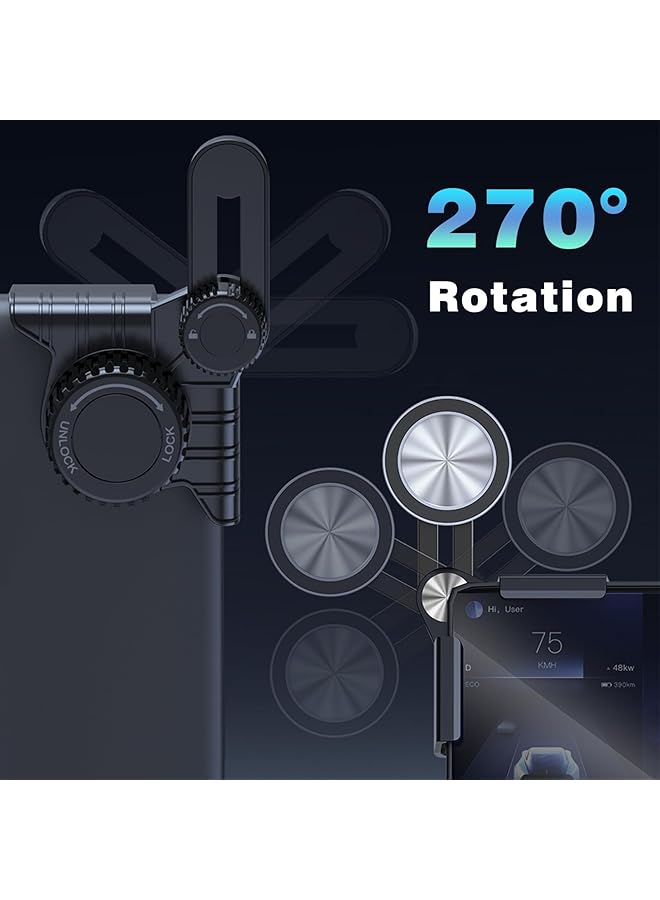 كاست ويف حامل هاتف لسيارات Tesla Model 3/Y/Cybertruck - أقوى حامل هاتف مغناطيسي Magsafe لشاشة Tesla، حامل غير لاصق، متوافق مع جميع الهواتف، ملحقات موديل 2025 - Image 5