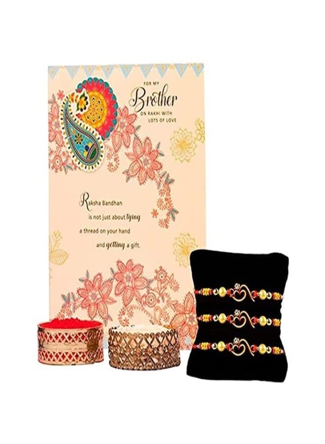 Archies Rakhi for Brother | Religious Designer Rakhi for Brother and bhabhi ET05