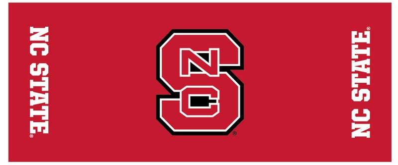 Kwik-Covers أغطية طاولات بلاستيكية مستطيلة كويك كوفر من كوليجيت - حزمة من 2 (جامعة ولاية كارولينا الشمالية 6') - Image 2