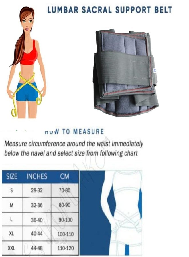 MEDTRIX Lumbo Sacral Belt Lumbar Sacral Spinal Brace Mild Lower Back Pain Lumbar Support (3XL) - Image 5