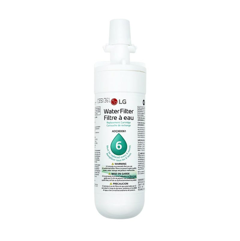 LG LT700P2 6-Month / 200 Gallon Refrigerator Replacement Water Filter, 2 Count (Pack of 1), White - Image 4