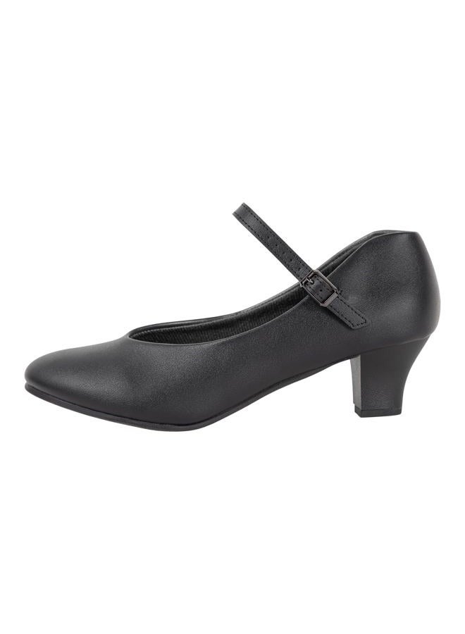 Dynadans Women's Character Shoe Ankle Strap 1.5'' Latin Dance Shoes, Black, 8.5 - Image 3