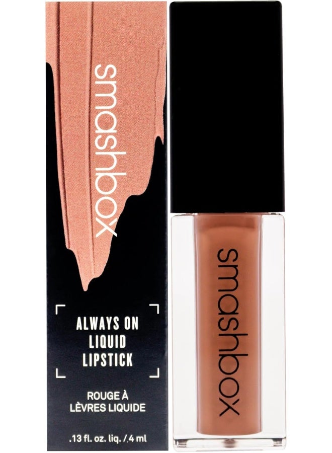 Smashbox Always On Liquid Lipstick - Fair Game (Light Peach Nude) 4ml/0.13Oz - Image 1