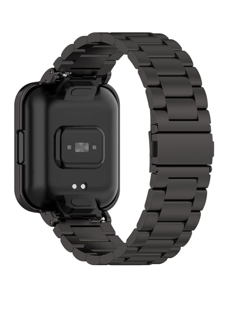 أحزمة ساعة متوافقة مع ساعة Xiaomi Mi Redmi Watch 2 Lite، أشرطة بديلة قابلة للتعديل من الفولاذ المقاوم للصدأ لساعة Xiaomi Mi Redmi Watch 2 Lite - Image 3