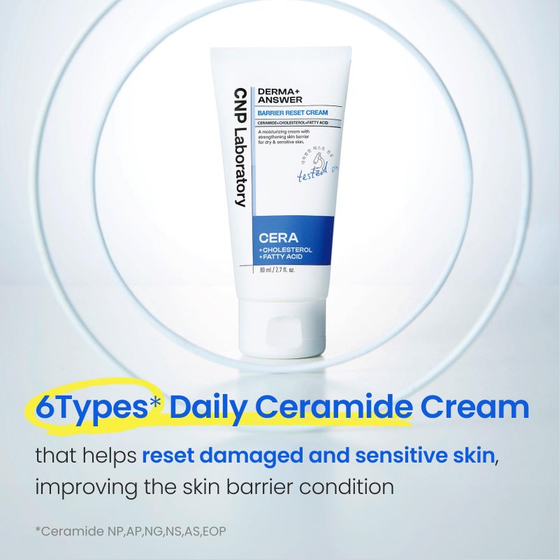 CNP Barrier Reset Cream - Deep Hydration, Strengthen Barrier, Ceramide, Suitable for Dry, Sensitive Skin, Korean Skin Care, 2.7 fl. oz. - Image 2