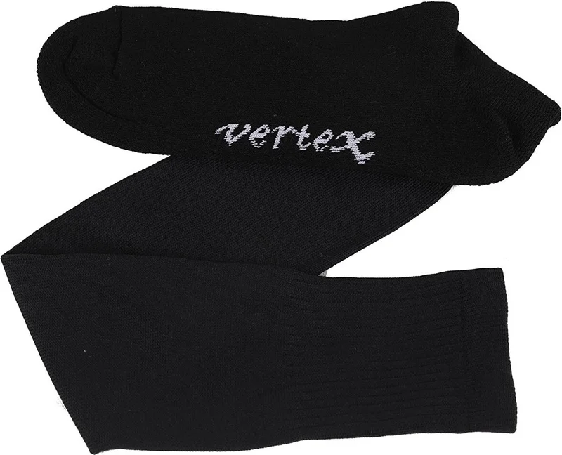 VERTEX Super Ankle - Black 40-45 Long Football Socks - Vrtxankle