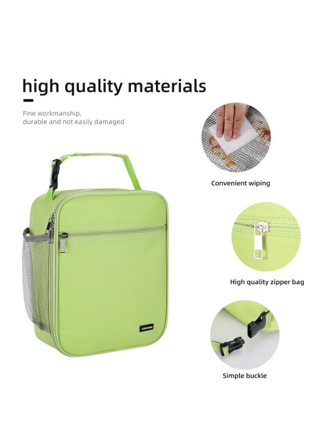 NIBEMINENT Lunch box Lunch bag for men women Insulated Lunchbox Lunch bags for Work Picnic Travel(Light Green) - Image 3