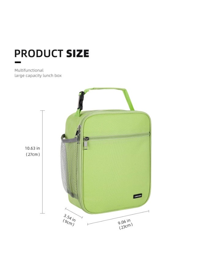 NIBEMINENT Lunch box Lunch bag for men women Insulated Lunchbox Lunch bags for Work Picnic Travel(Light Green) - Image 2