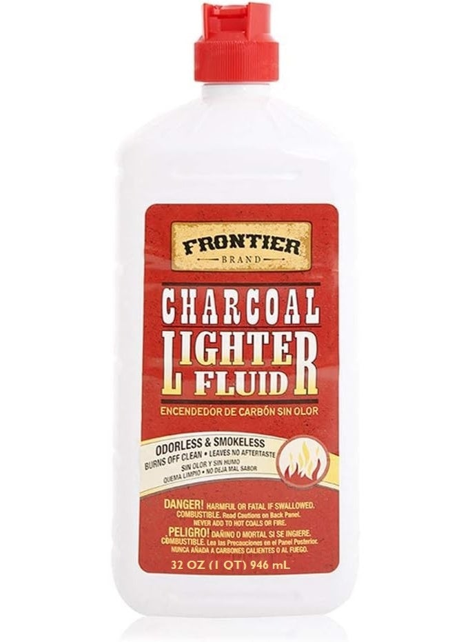 Frontier Charcoal Lighter Fluid Easily Ignite Bbq Grills With Lighter Fluid 946 ML