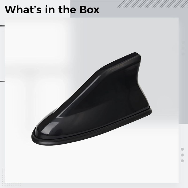 Generic Fin Antenna, Black Roof Antenna Cover for, Easy Install, 6.3 X 2.8 X 2.8 in / 16 X 7.8 X 7 Cm - Image 3