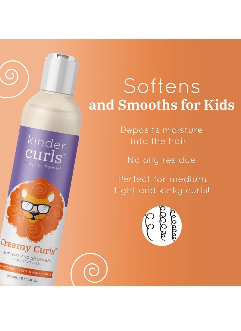 Curl Keeper Curl Keeper Kinder Curls Creamy Curls Hair Moisturizer | 8oz/240ml | Styles, Softens and Smoothes  - Image 2