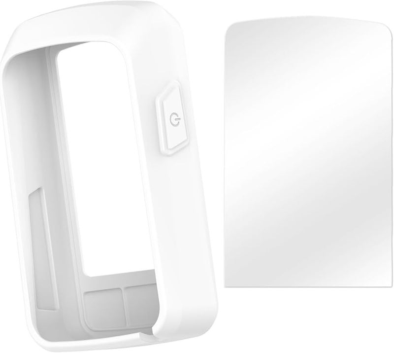 Elemnt Bolt Silicone Case Screen Protector White For Cycling Navigation Device - Image 2