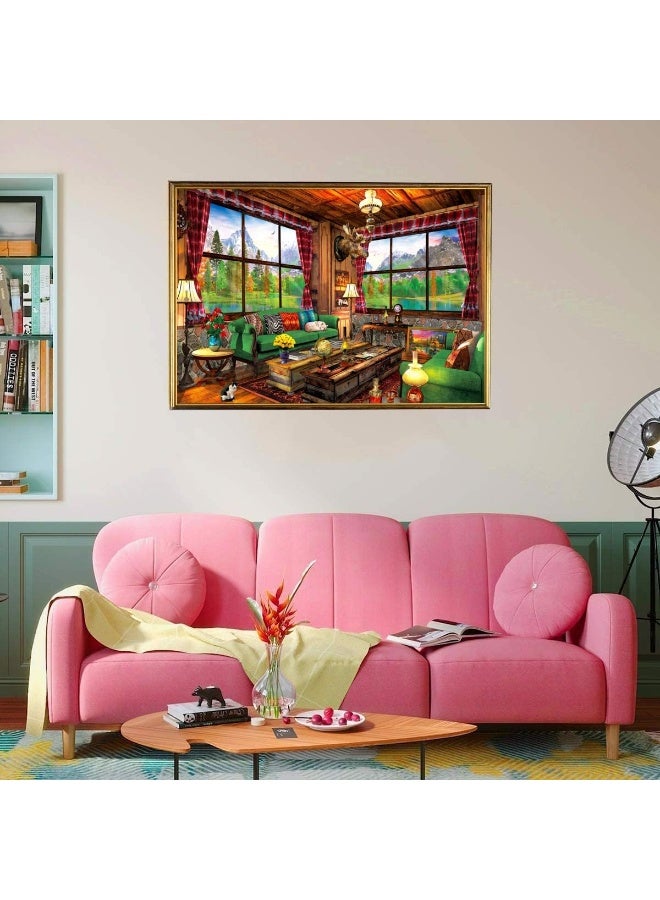 1000 قطعة من البازل | لعبة بازل ذات طابع يدوي بجودة عالية، منزلي أنيق وفاخر، موضوع العطلات - ترفيه عائلي / هدية تذكارية للصداقة - Image 4