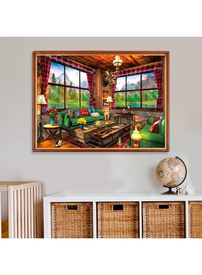 1000 قطعة من البازل | لعبة بازل ذات طابع يدوي بجودة عالية، منزلي أنيق وفاخر، موضوع العطلات - ترفيه عائلي / هدية تذكارية للصداقة - Image 3