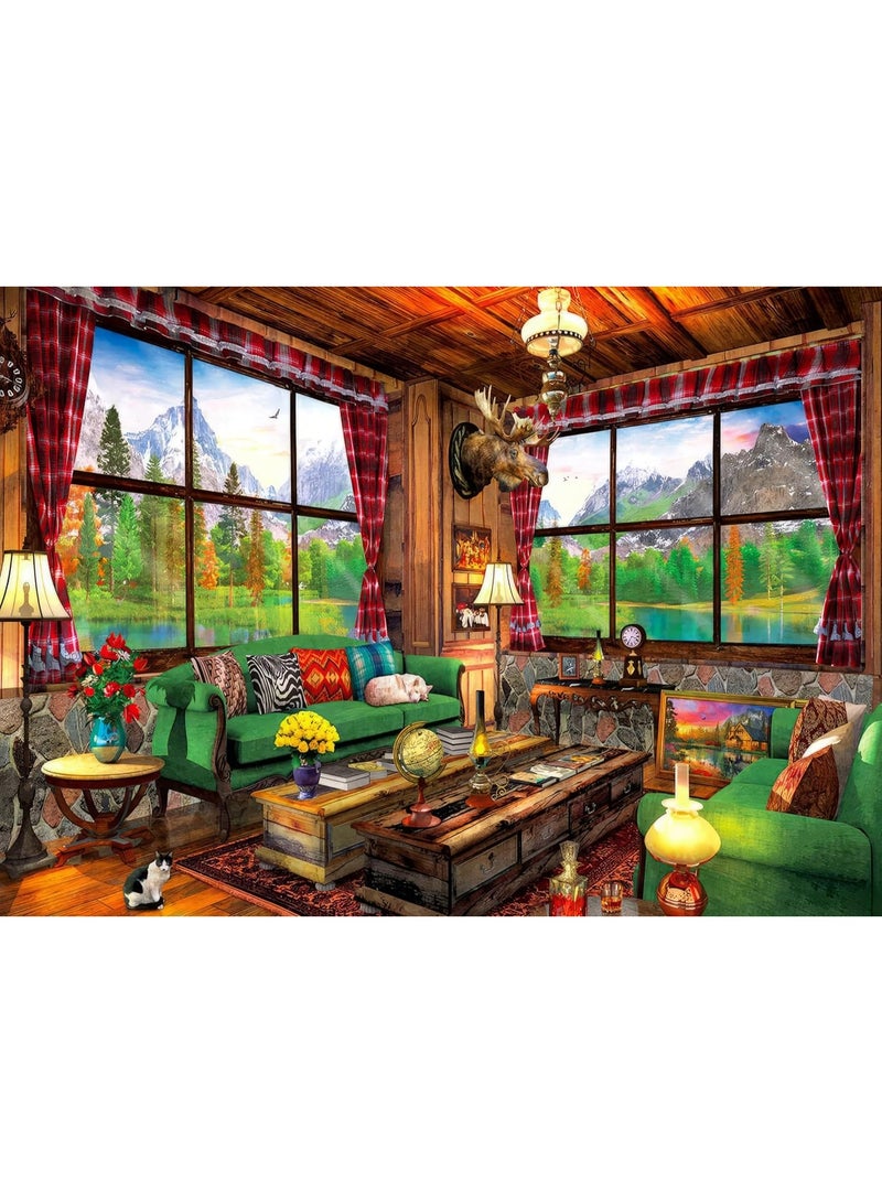 1000 قطعة من البازل | لعبة بازل ذات طابع يدوي بجودة عالية، منزلي أنيق وفاخر، موضوع العطلات - ترفيه عائلي / هدية تذكارية للصداقة - Image 1