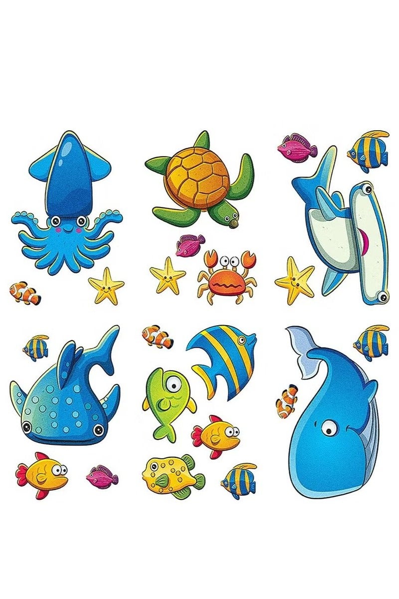 24PCS Non-Slip Bathtub Shower Wall Stickers，Bath Tub Stickers for Kid's Room, Bathroom - Image 1