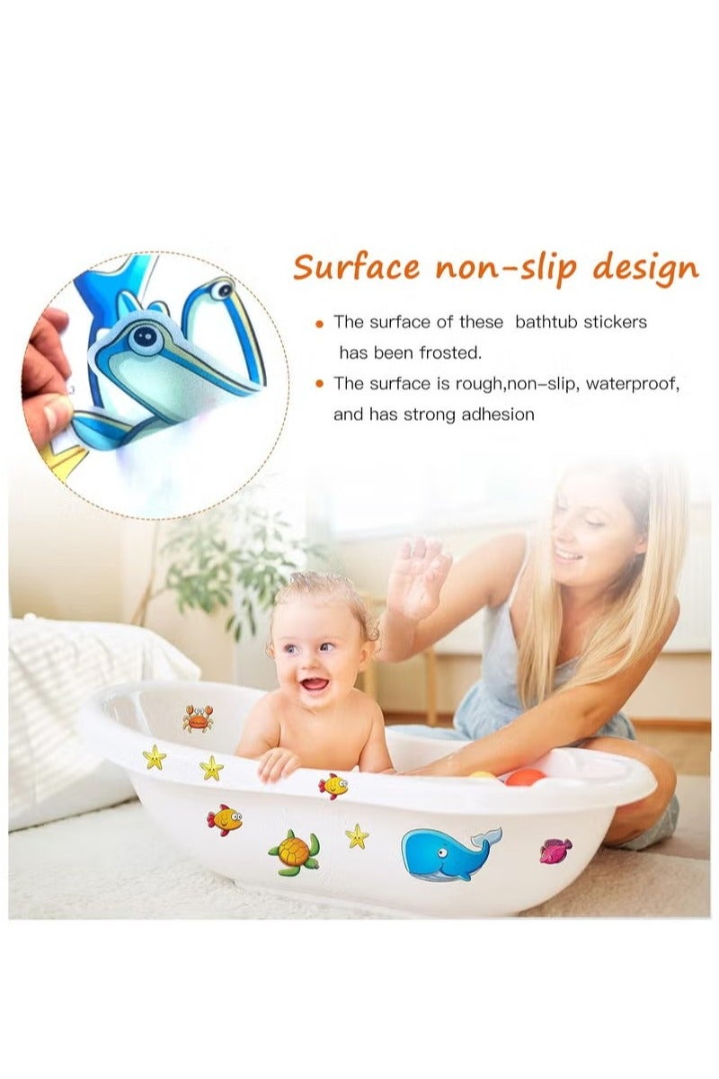 24PCS Non-Slip Bathtub Shower Wall Stickers，Bath Tub Stickers for Kid's Room, Bathroom - Image 3