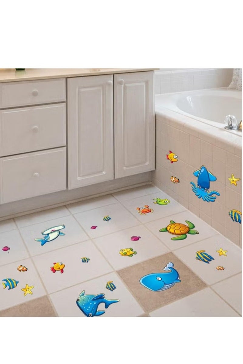 24PCS Non-Slip Bathtub Shower Wall Stickers，Bath Tub Stickers for Kid's Room, Bathroom - Image 5