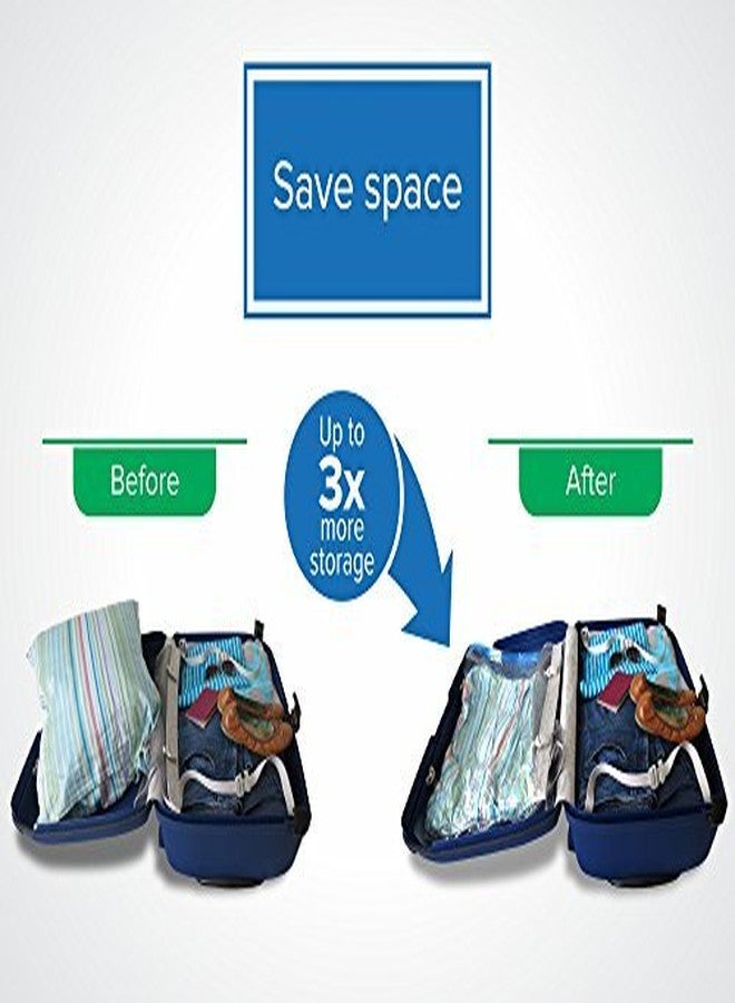 فليكو أكياس تخزين الملابس الشفافة من Flipco Space Saver ذات الإغلاق المفرغ من الهواء (60 × 80) - Image 4