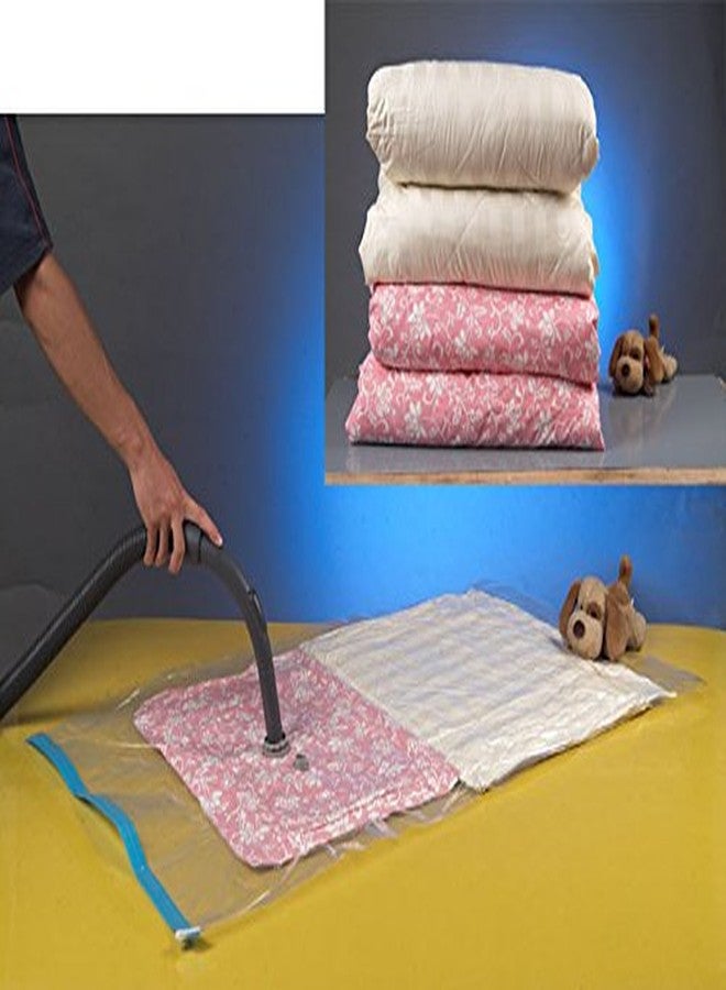 فليكو أكياس تخزين الملابس الشفافة من Flipco Space Saver ذات الإغلاق المفرغ من الهواء (60 × 80) - Image 3