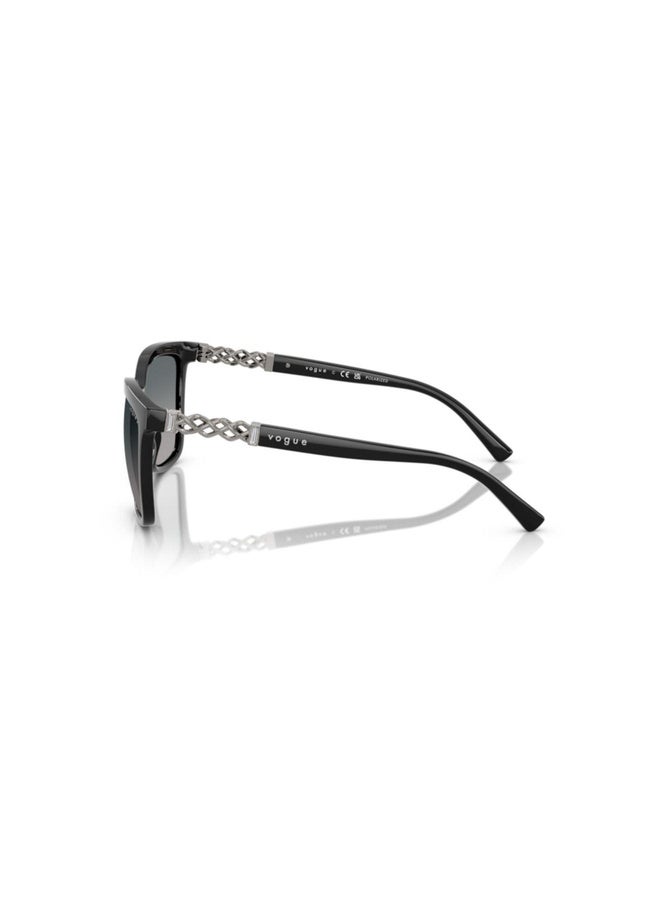 فوغ VO5633SBW44/8S56 خلات سوداء للنساء البالغات - Image 2