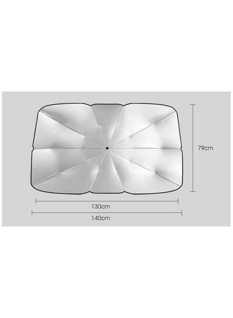 Car sun Shade Foldable Umbrella - Image 2