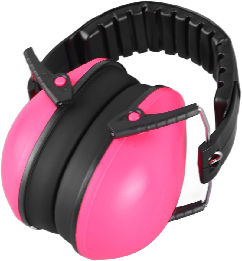 LiebeWH Soundproof Earmuffs Kids, Adjustable Headband Lightweight Noise Reduction Ear Muffs for Sleeping Study Travel Children Safety (Pink) - Image 4