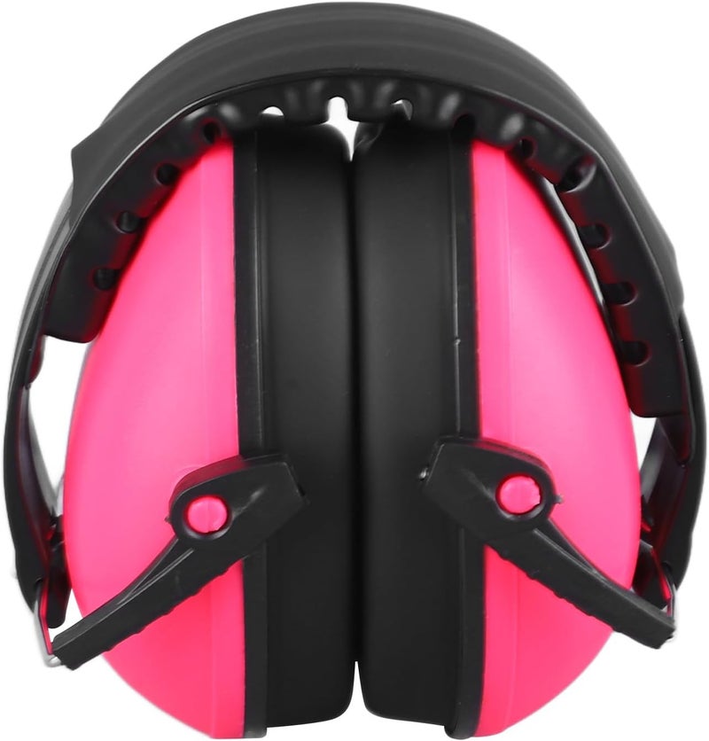 LiebeWH Soundproof Earmuffs Kids, Adjustable Headband Lightweight Noise Reduction Ear Muffs for Sleeping Study Travel Children Safety (Pink) - Image 5