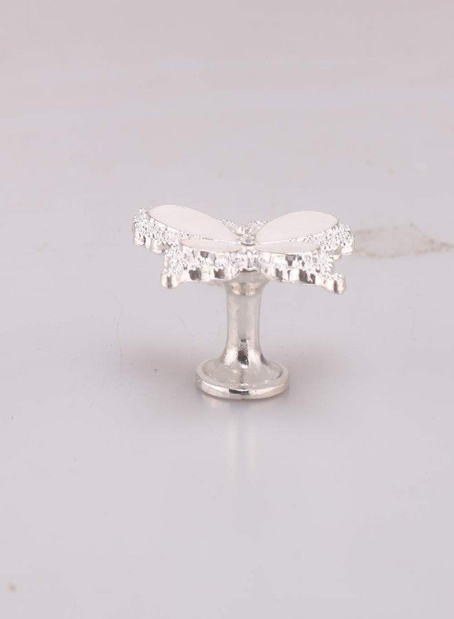Xinally RUN 6 Pieces Butterfly Cabinet Pull Knobs Decorative Closet Cupboard Wardrobe Single Hole Handles Home Decor (White) - Image 4