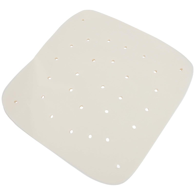 Air Fryer Baking Paper Mats 8 Inch Square Perforated Wood Pulp Steamer Liners Non Stick Oil Absorbing Paper 100 Pieces For Air Fryer And Steaming Basket Use - Image 2
