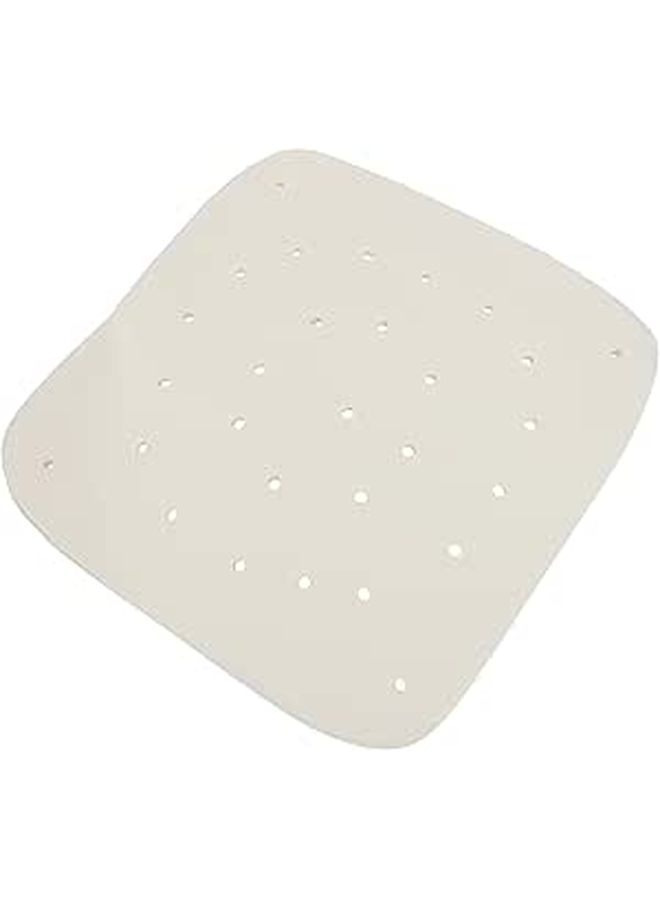 Air Fryer Baking Paper Mats 8 Inch Square Perforated Wood Pulp Steamer Liners Non Stick Oil Absorbing Paper 100 Pieces For Air Fryer And Steaming Basket Use - Image 1