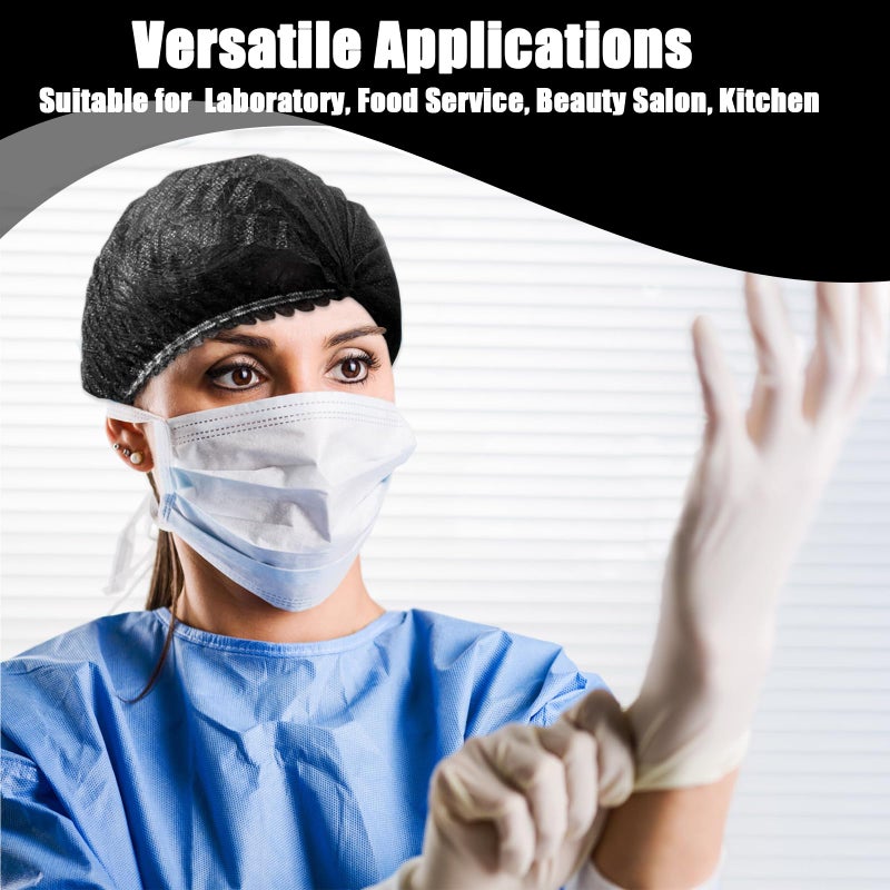 Retainbre 500 Pcs Disposable Hair Nets Bouffant Caps Bulk Hair Covers 21" Elastic Hairnets for Food Service, Nurses, Labs, Kitchen - Image 3