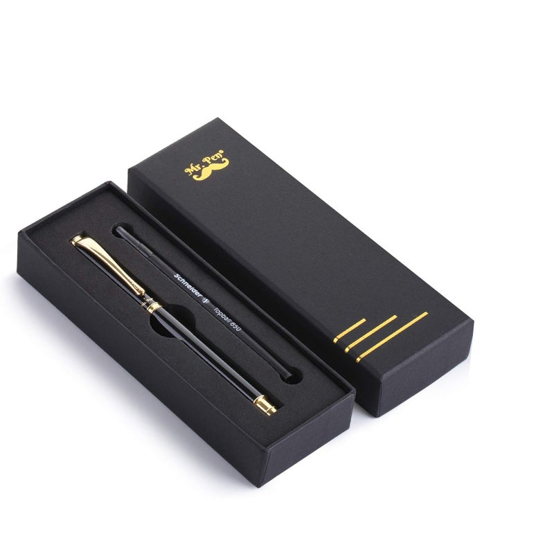 Mr. Pen قلم مستر بن - قلم فاخر، برميل أسود، حبر أسود، قلم أنيق، أقلام أنيقة للرجال، أقلام جميلة للرجال، هدية قلم، أقلام كتابة، قلم معدني، أقلام أنيقة للرجال، قلم تنفيذي، أقلام باهظة الثمن - Image 1