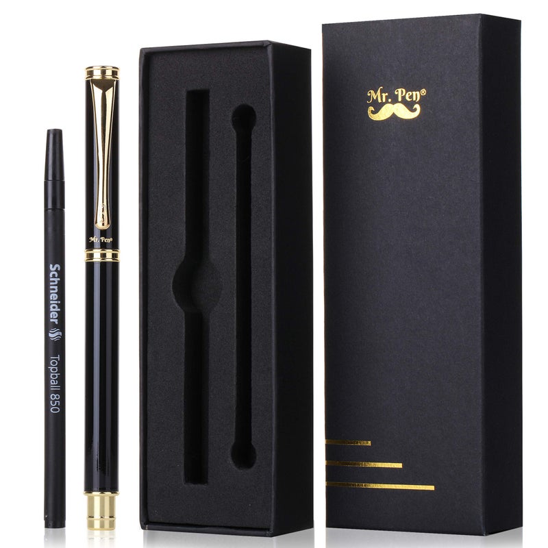 Mr. Pen قلم مستر بن - قلم فاخر، برميل أسود، حبر أسود، قلم أنيق، أقلام أنيقة للرجال، أقلام جميلة للرجال، هدية قلم، أقلام كتابة، قلم معدني، أقلام أنيقة للرجال، قلم تنفيذي، أقلام باهظة الثمن - Image 5