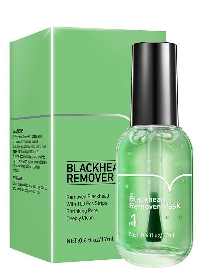 Labymos Blackhead Removal Kit Deep Pore Cleansing and Shrinking Blackhead Liquid Remover Green Tea Blackhead Solution Nose Pore Minimizing Peel Kit